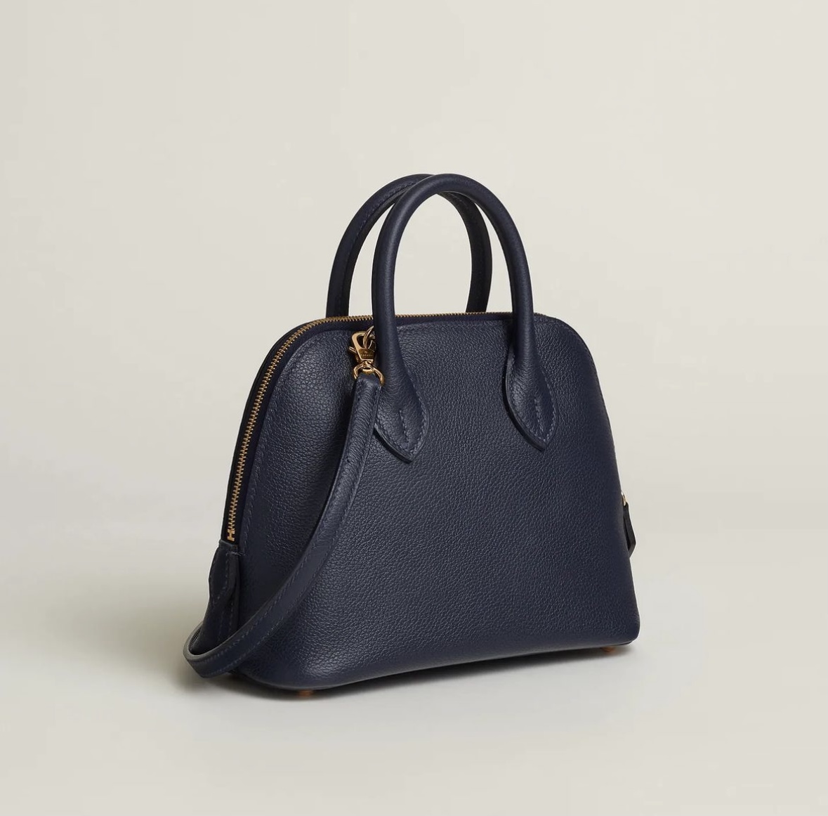 愛馬仕新加坡官方旗艦店 Hermès Bolide 1923 mini bag CC2Z Bleu Nuit Evercolor