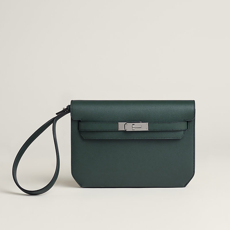 Hermes Kelly depeches 25 手拿包 V0 Vert rousseau 盧梭綠 Evergrain