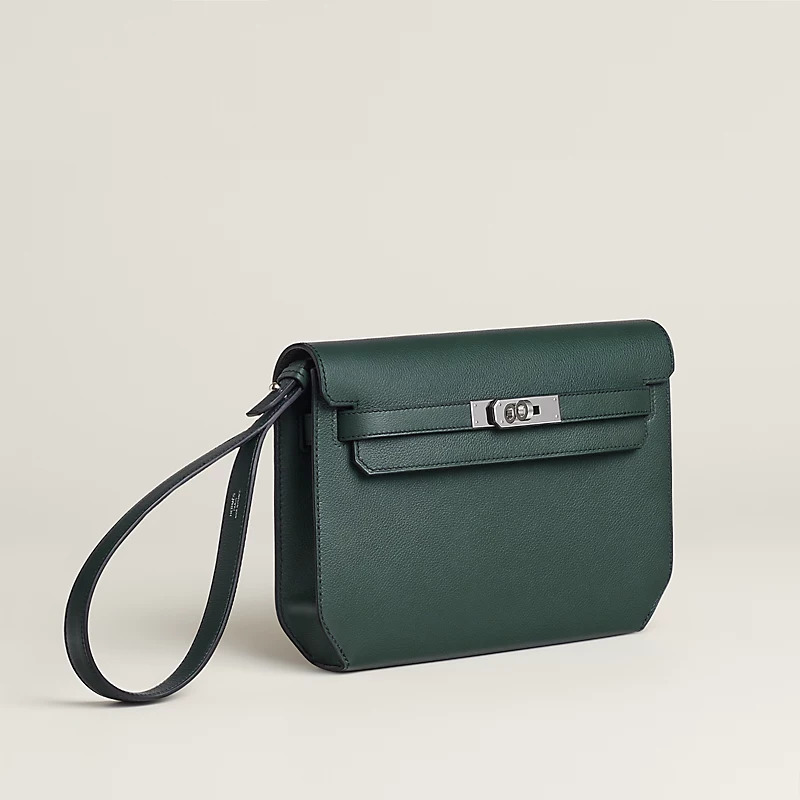 Hermes Kelly depeches 25 手拿包 V0 Vert rousseau 盧梭綠 Evergrain