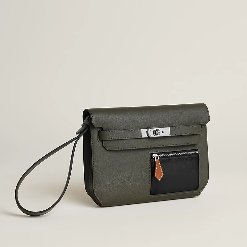 Hermes Kelly depeches 25 CC89 Noir Evercolor