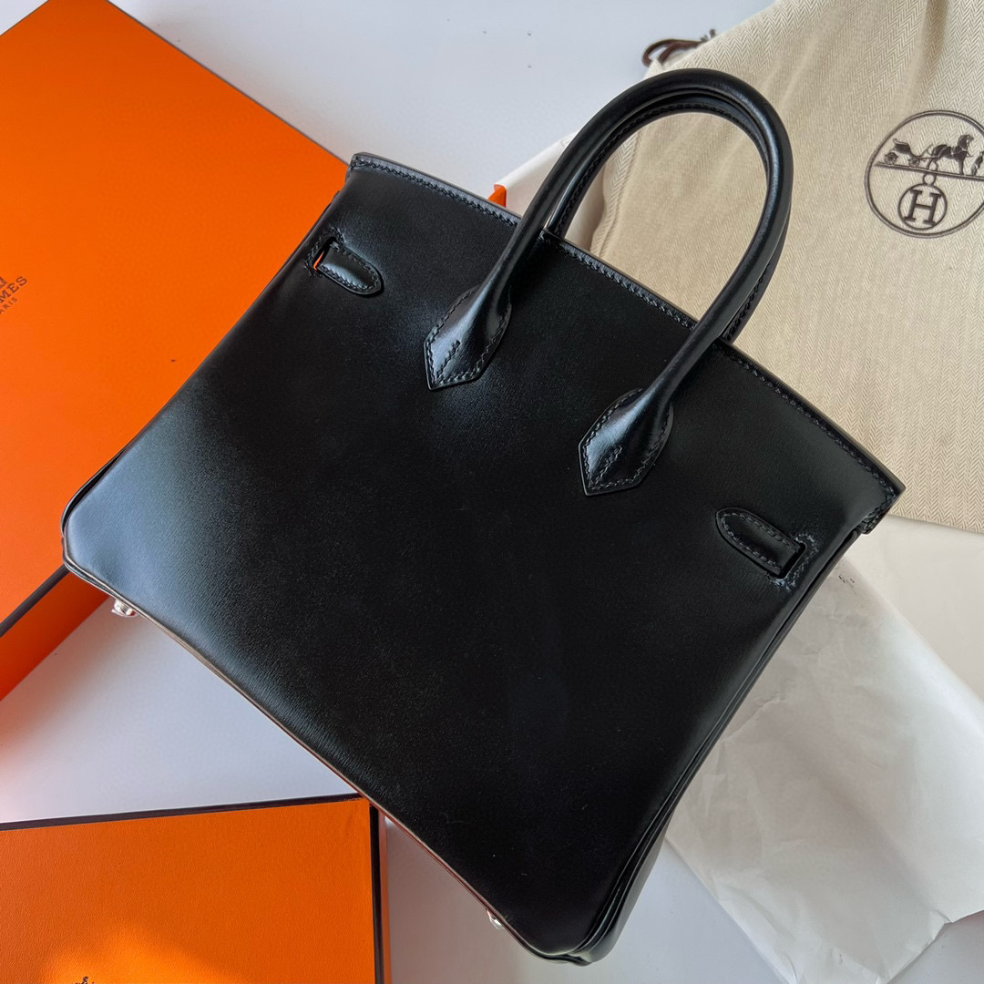 愛馬仕鉑金包國內專櫃價格 Hermes Birkin 25 Box CK89 Noir 黑色