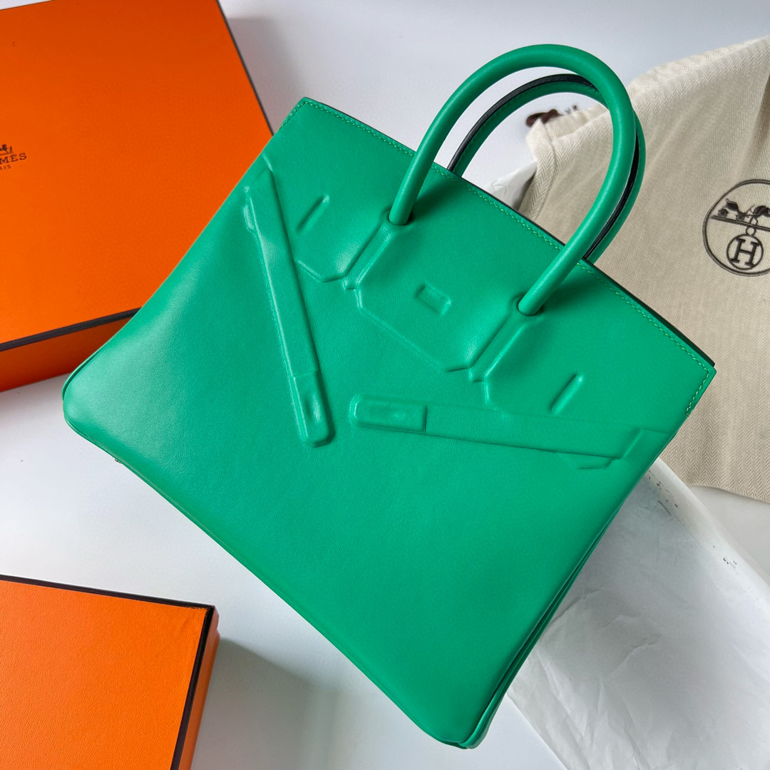 愛馬仕鉑金女包價格與圖片 Hermes Birkin 25 Shadow Swift 幻影 6W Menthe