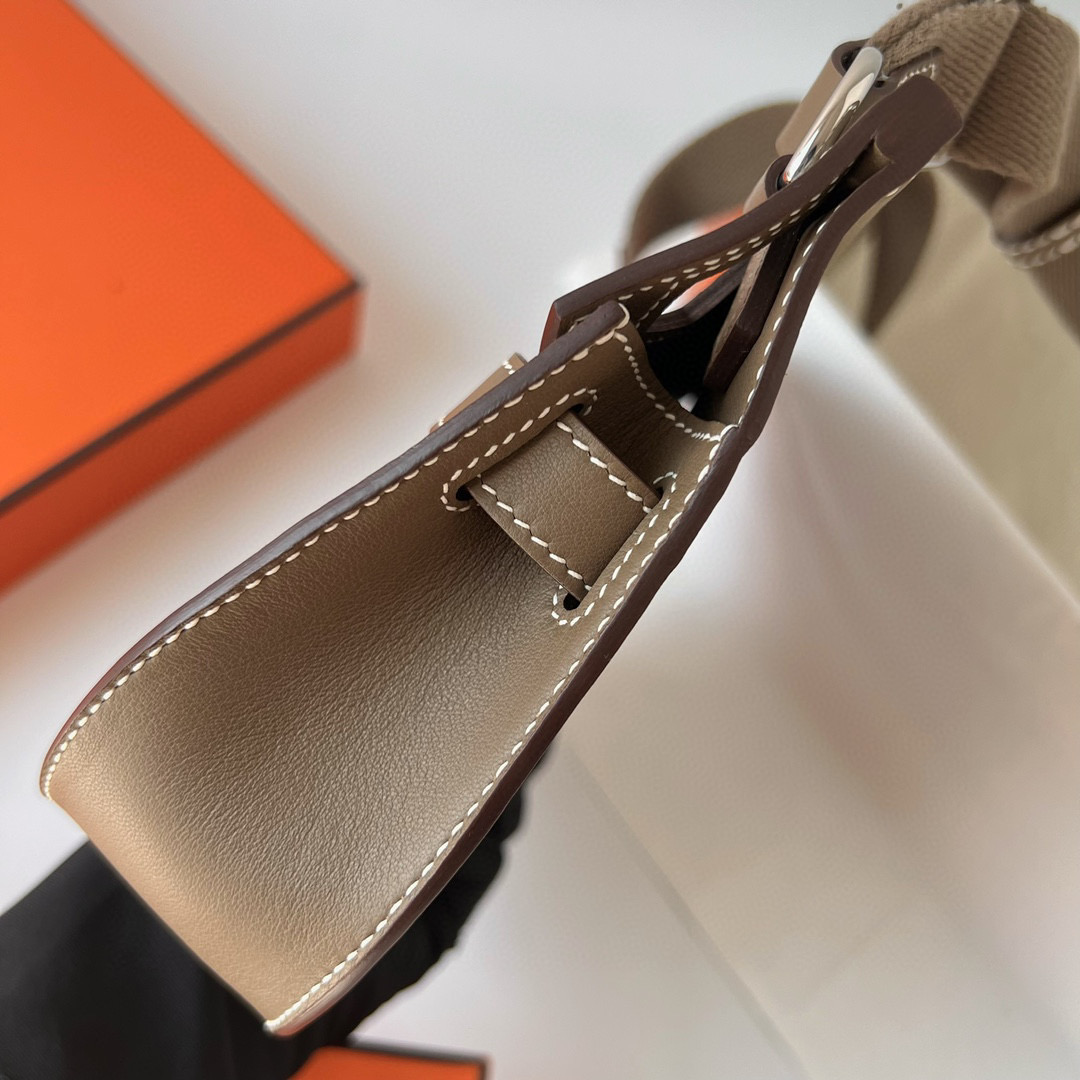 愛馬仕吉普賽包 Hermes Jypsiere Mini Swift CK18 Etoupe 大象灰