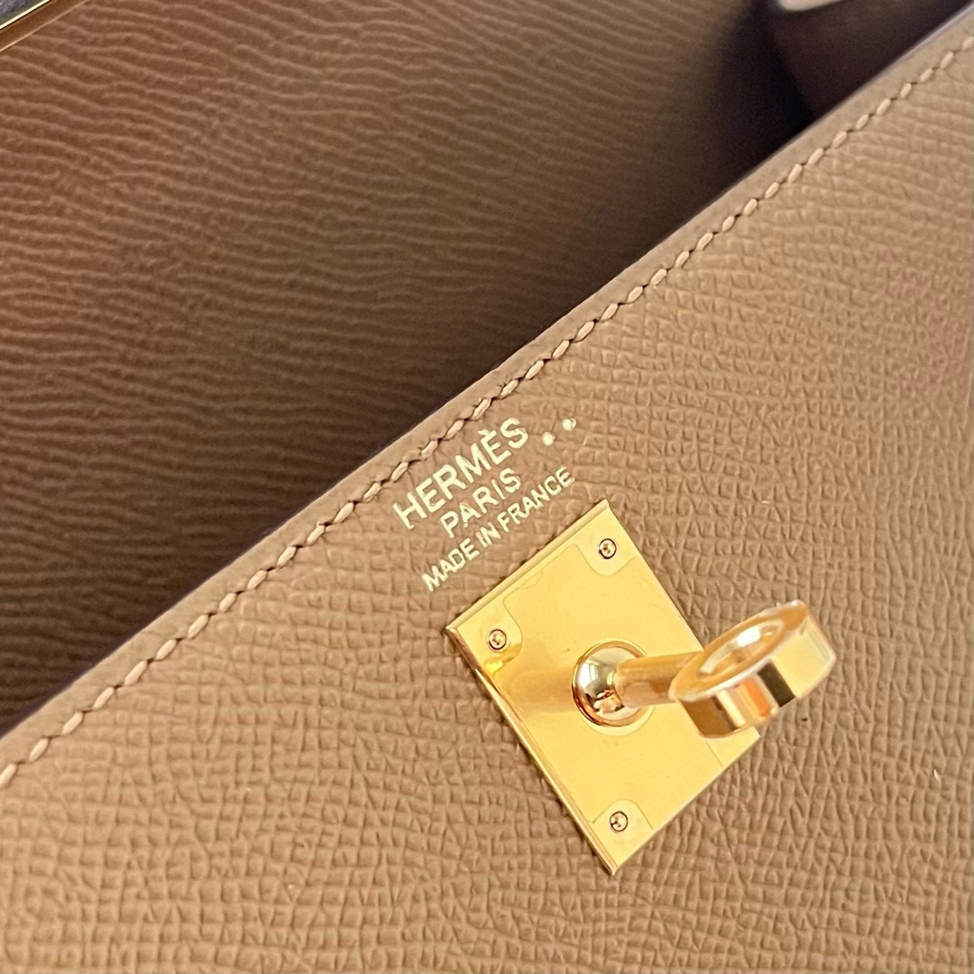 Hermes Kelly 25cm Touch Epsom 0M Chai 瑪薩拉茶色/31 Miel 蜜糖棕