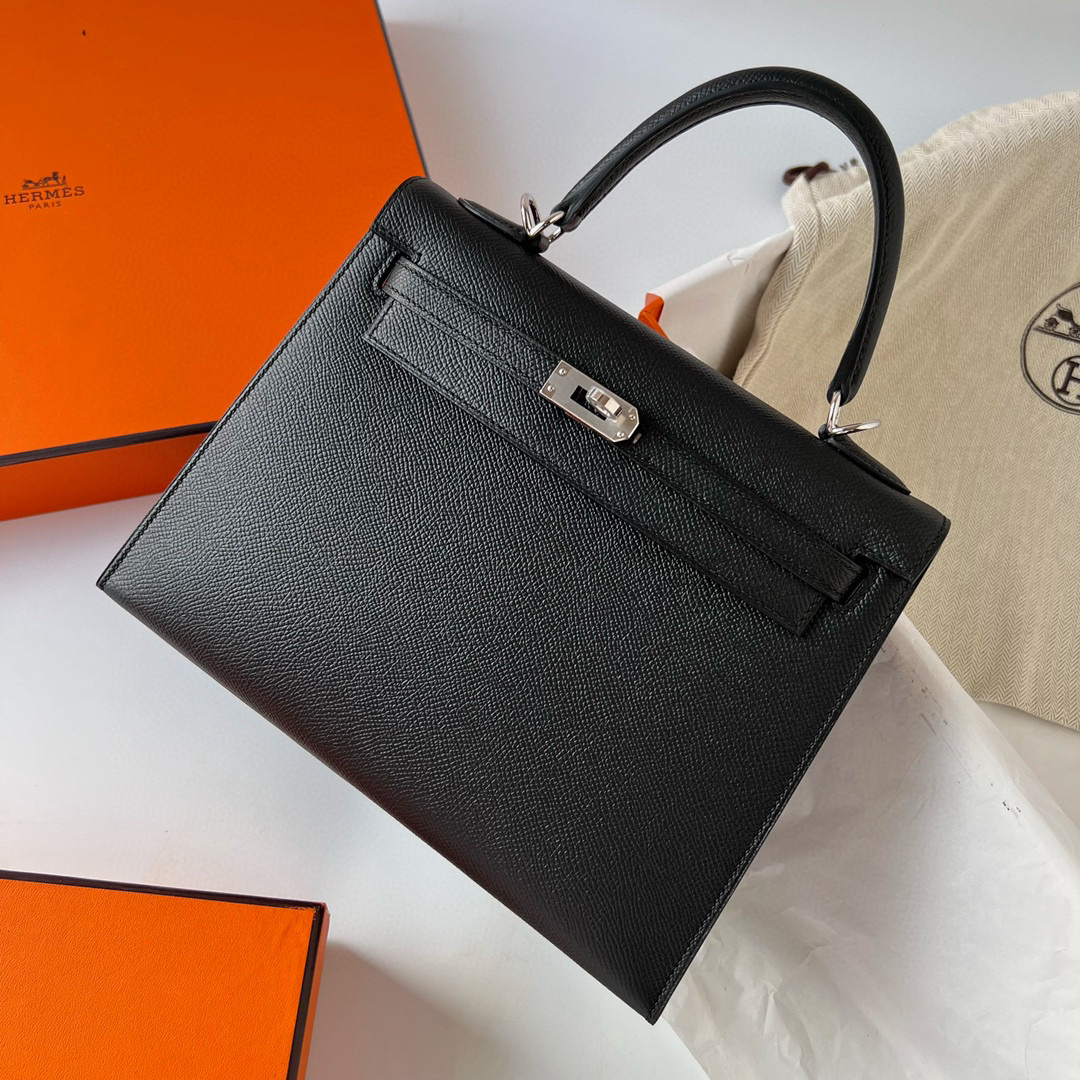 愛馬仕凱莉包25價格 Hermes bag Price Kelly 25 Epsom CK89 Noir 黑色