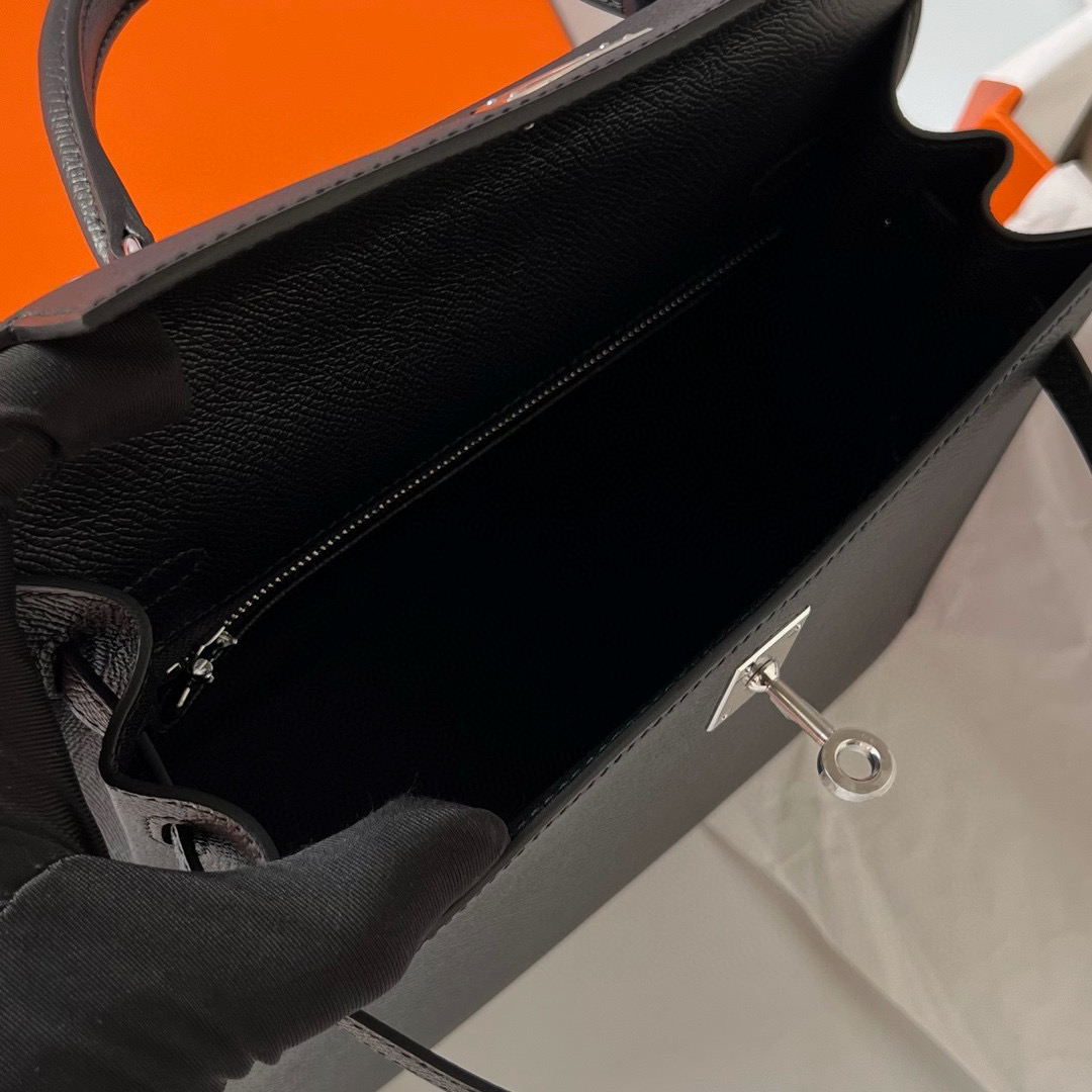 愛馬仕凱莉包25價格 Hermes bag Price Kelly 25 Epsom CK89 Noir 黑色