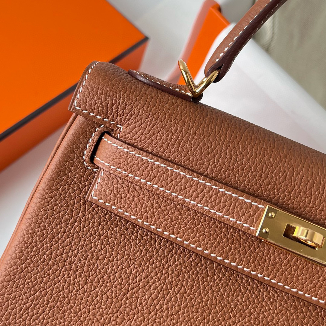 愛馬仕凱莉包25最火爆的顏色 Hermes Kelly 25 Togo Gold 金棕色 Golden Hardware