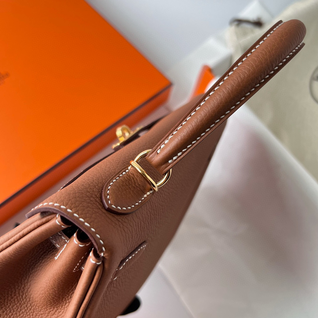 愛馬仕凱莉包25最火爆的顏色 Hermes Kelly 25 Togo Gold 金棕色 Golden Hardware