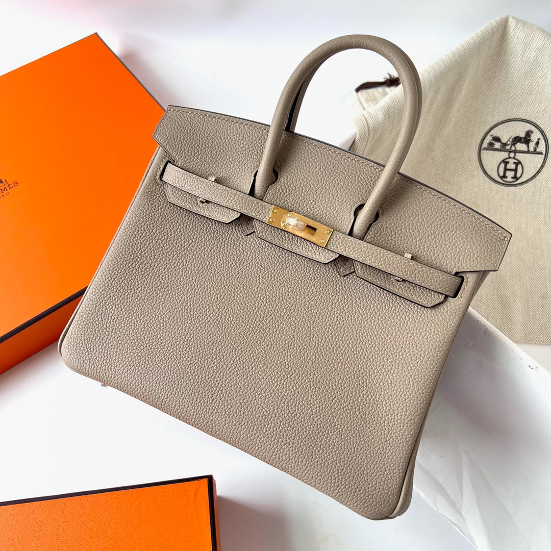 愛馬仕birkin多少錢一個 Hermes Birkin 25 Togo Gris Tourterelle 斑鳩灰 Gold Hardware