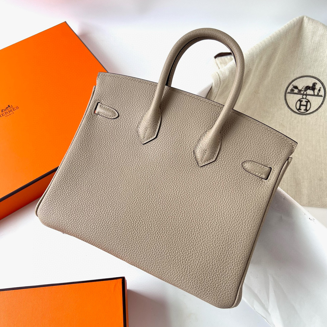 愛馬仕birkin多少錢一個 Hermes Birkin 25 Togo Gris Tourterelle 斑鳩灰 Gold Hardware