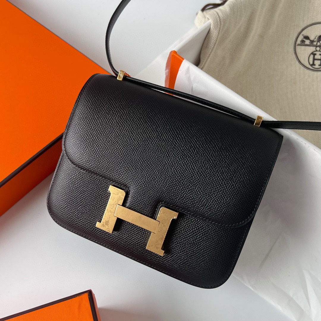 愛馬仕專櫃多少錢 Hermès Constance 18 Epsom CC89 Noir 黑色 Gold Hardware