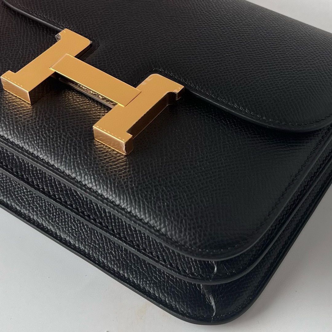 愛馬仕專櫃多少錢 Hermès Constance 18 Epsom CC89 Noir 黑色 Gold Hardware