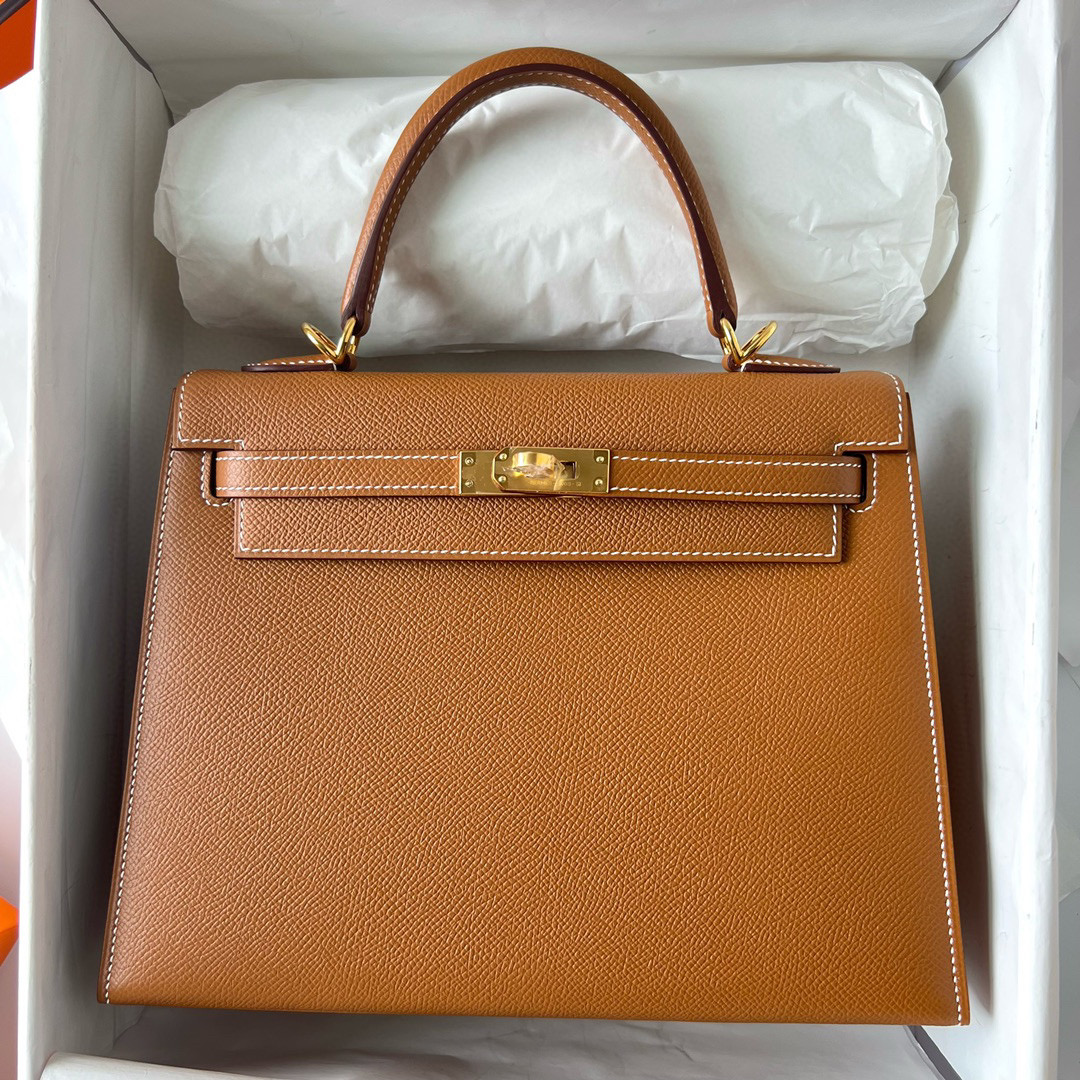 愛馬仕凱莉包25最火爆的顏色 Hermès Kelly 25 Epsom CC37 Gold 金棕色