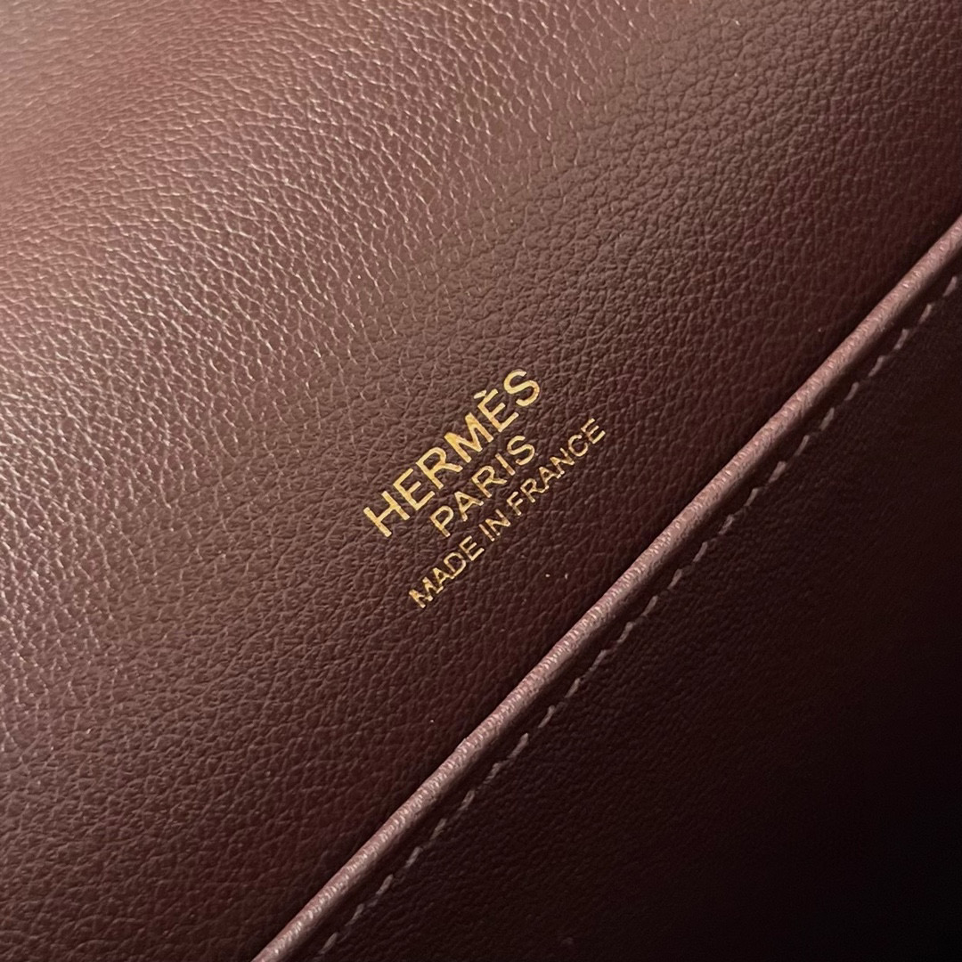 Hermes Geta 20cm Chevre 0G Rouge Sellier 馬鞍紅 Golden Hardware