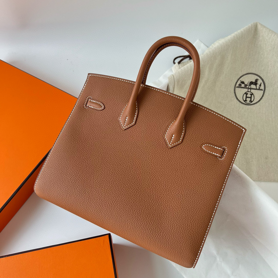 愛馬仕中國官網旗艦店女包 Hermès Birkin Bag 25 Sellier Epsom Gold 金棕色