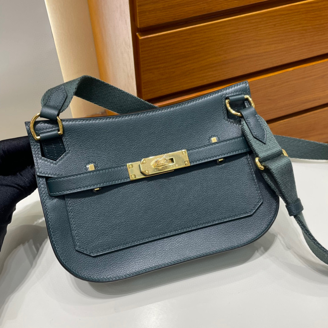 越南愛馬仕吉普賽包刻印 Hermes bag Jypsiere Mini 6O Vert Cyprès GHW