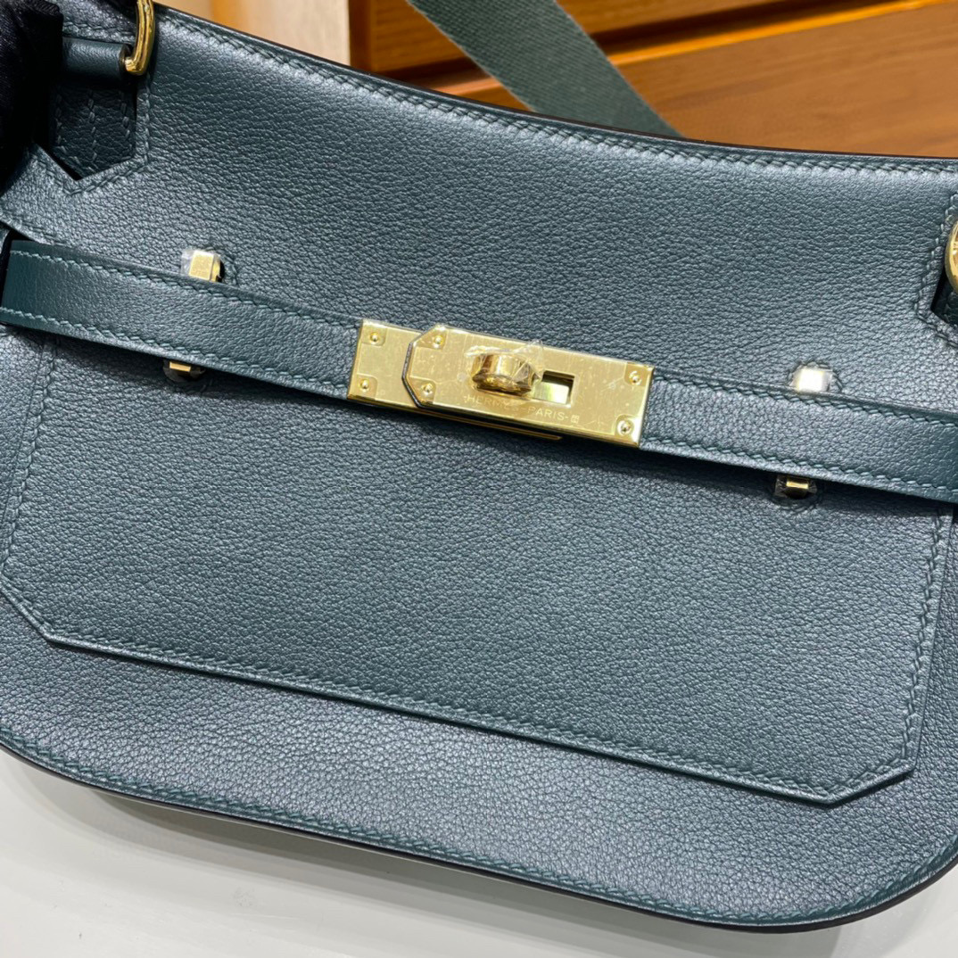 越南愛馬仕吉普賽包刻印 Hermes bag Jypsiere Mini 6O Vert Cyprès GHW