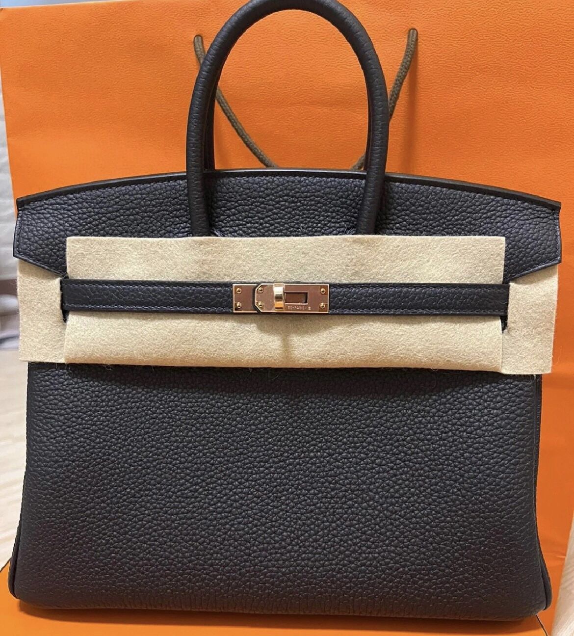 愛馬仕柏金包多少錢 Hermès Birkin 25 3Y Caban Togo Golden Hardware