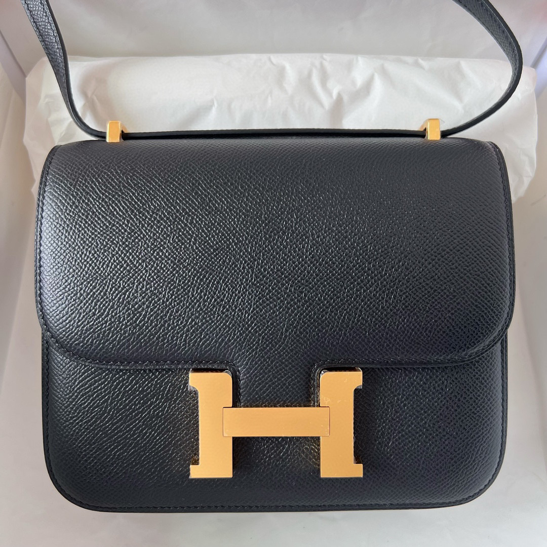愛馬仕 Hermès Constance 1-18 Epsom Noir 黑色 Gold Hardware