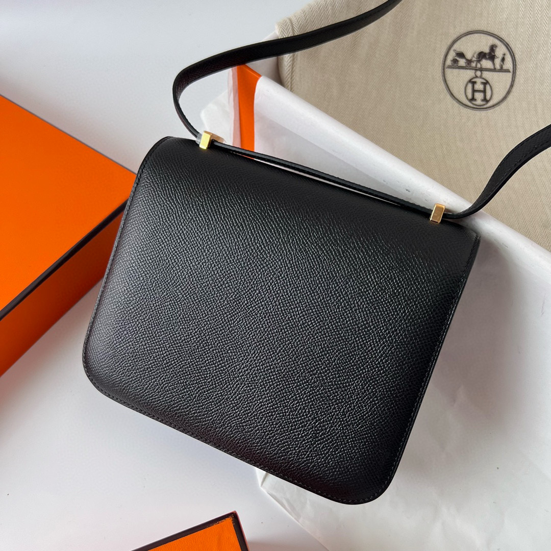 臺灣 愛馬仕空姐包正品價格 Hermès Mini Constance 18 CC89 Noir 黑色