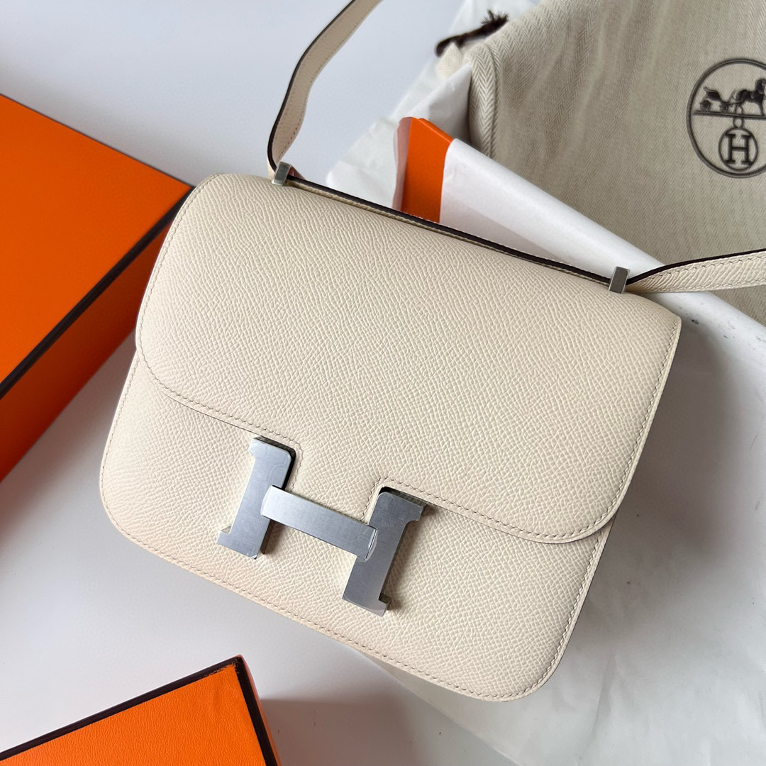 愛馬仕康康真假鑒定圖解 Hermès Mini Constance 18 Epsom i2 Nata 奶油白