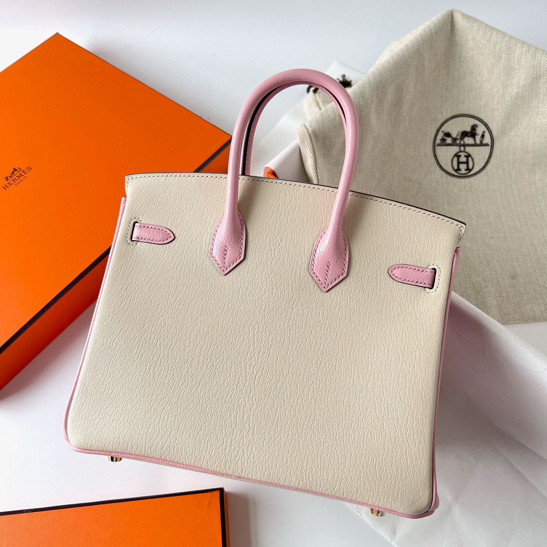 臺灣如何買到愛馬仕柏金包 Hermes Birkin 25 Chevre Nata/Rose Sakura