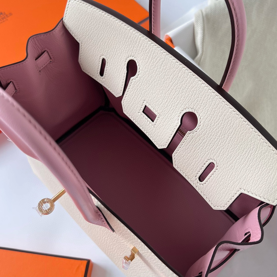 臺灣如何買到愛馬仕柏金包 Hermes Birkin 25 Chevre Nata/Rose Sakura