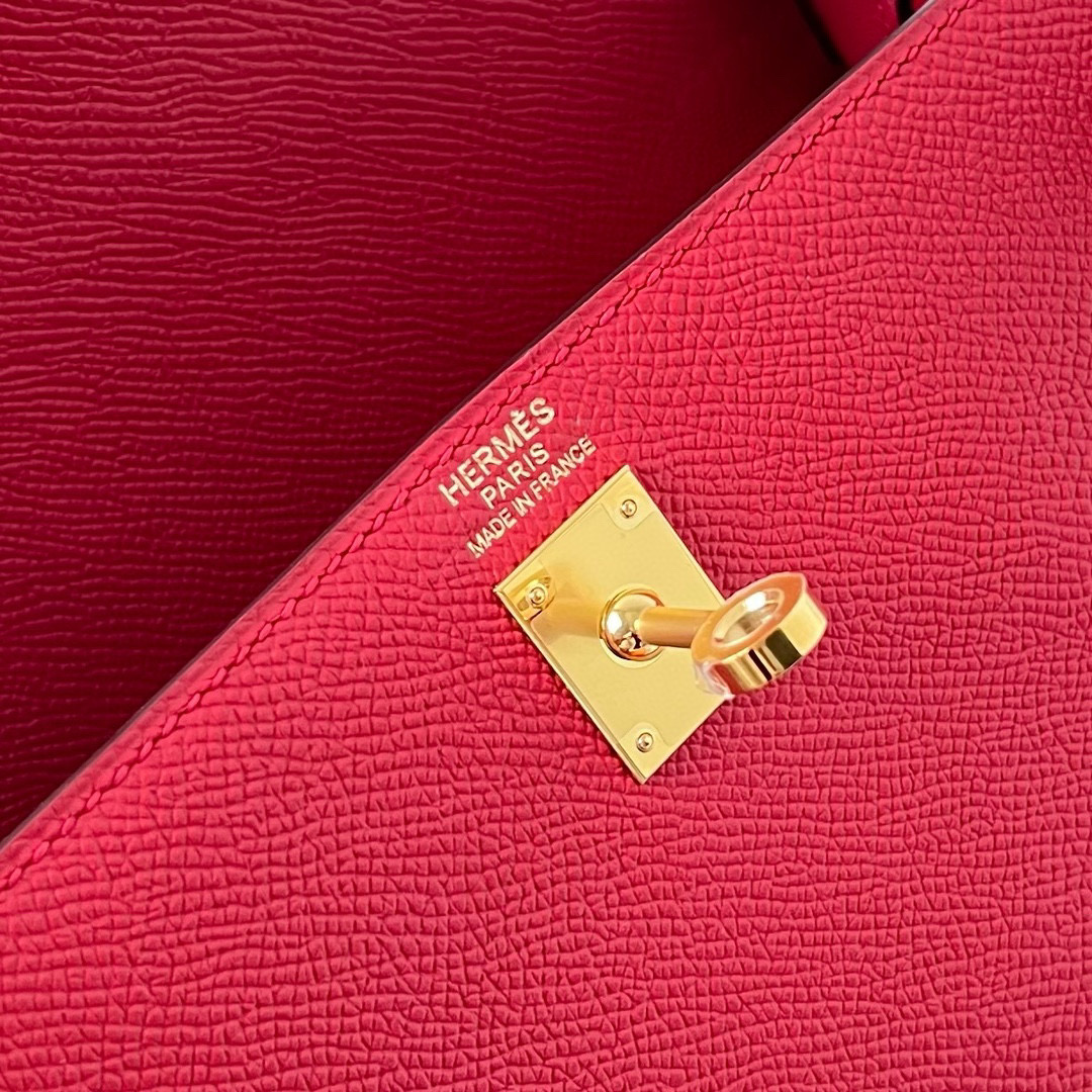 愛馬仕kelly包價格圖片 Hermès Kelly 25 Epsom Rose casaque Golden Hardware