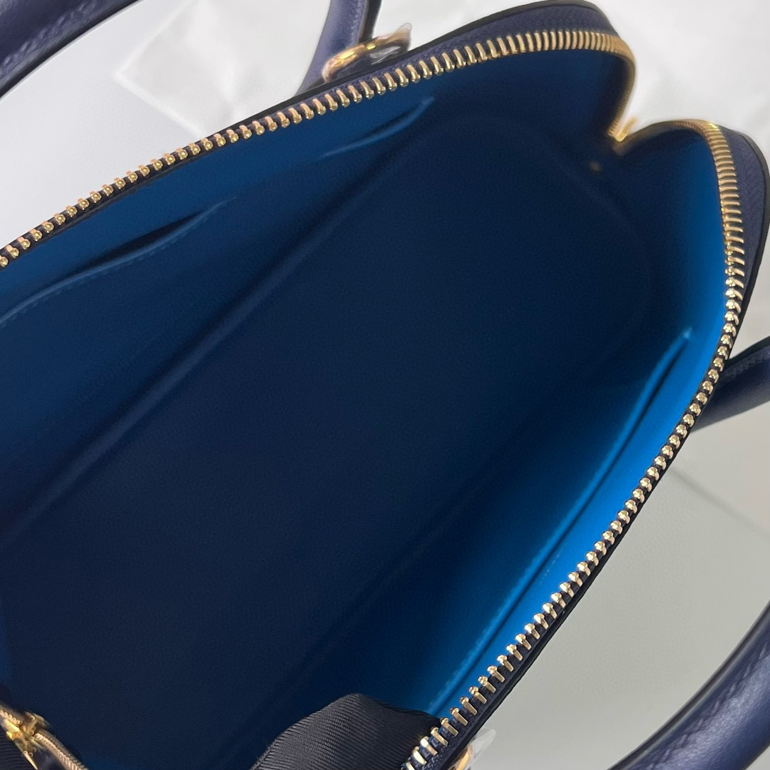 Hermès 1923 Bolide 25 Evercolor Bleu Saphir 寶石藍 內拼Bleu frida 弗裏達藍