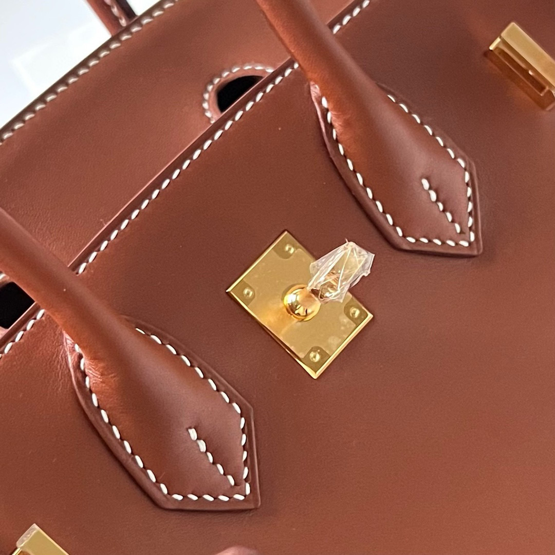 愛馬仕中國官方旗艦店 Hermès Birkin 25 Barenia Natural Fauve Golden Hardware