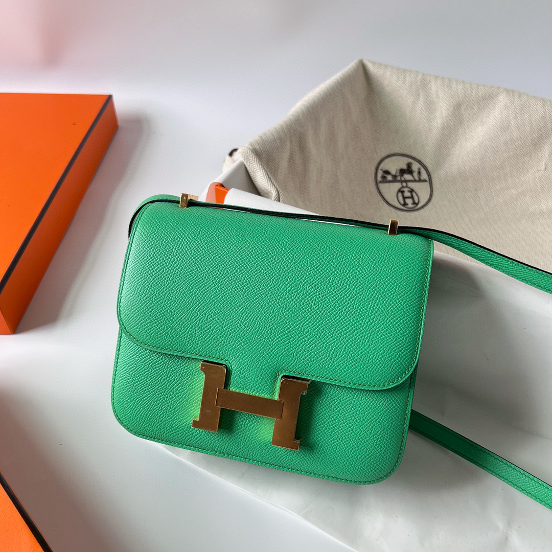 愛馬仕康康包新加坡官方售價 Hermès Constance 18 Epsom 0Z Vert Comics