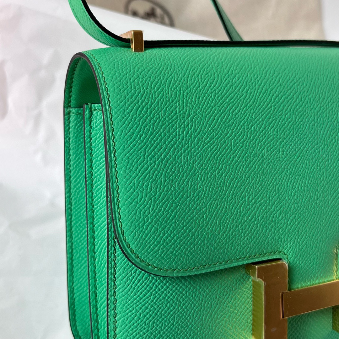 愛馬仕康康包新加坡官方售價 Hermès Constance 18 Epsom 0Z Vert Comics