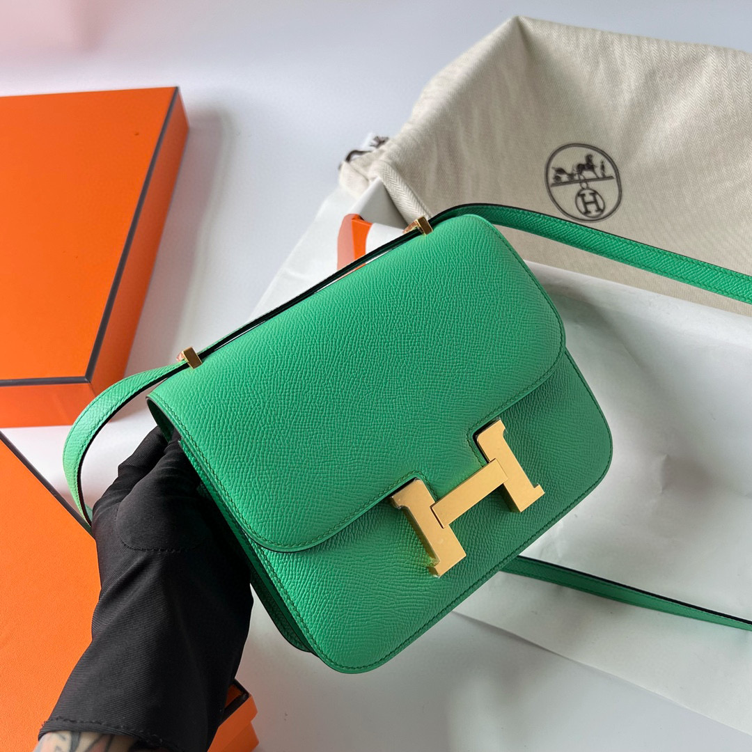 愛馬仕康康包新加坡官方售價 Hermès Constance 18 Epsom 0Z Vert Comics