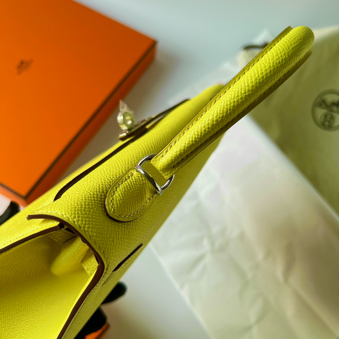 愛馬仕官美國官方網站 Hermès Kelly 25 Epsom 9R Lime 檸檬黃
