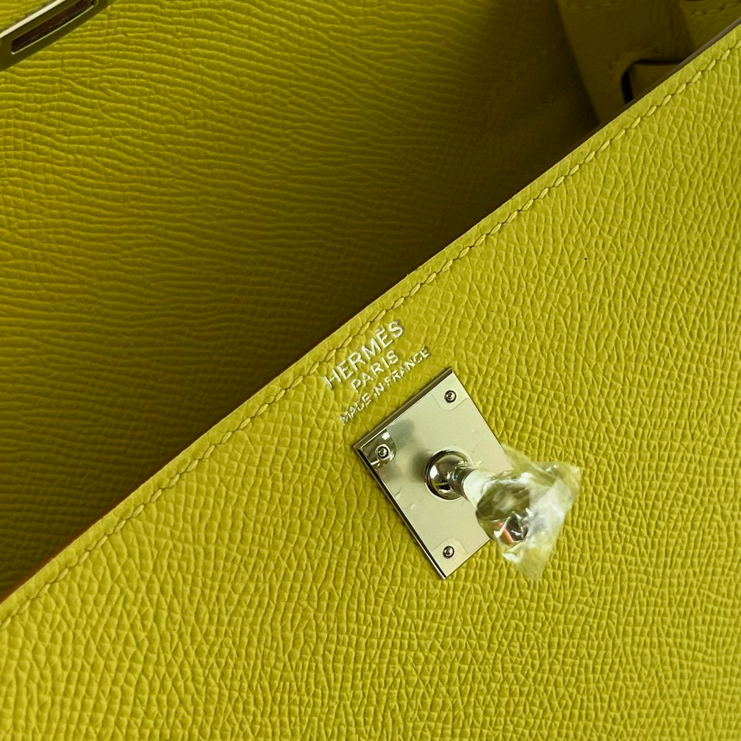愛馬仕官美國官方網站 Hermès Kelly 25 Epsom 9R Lime 檸檬黃