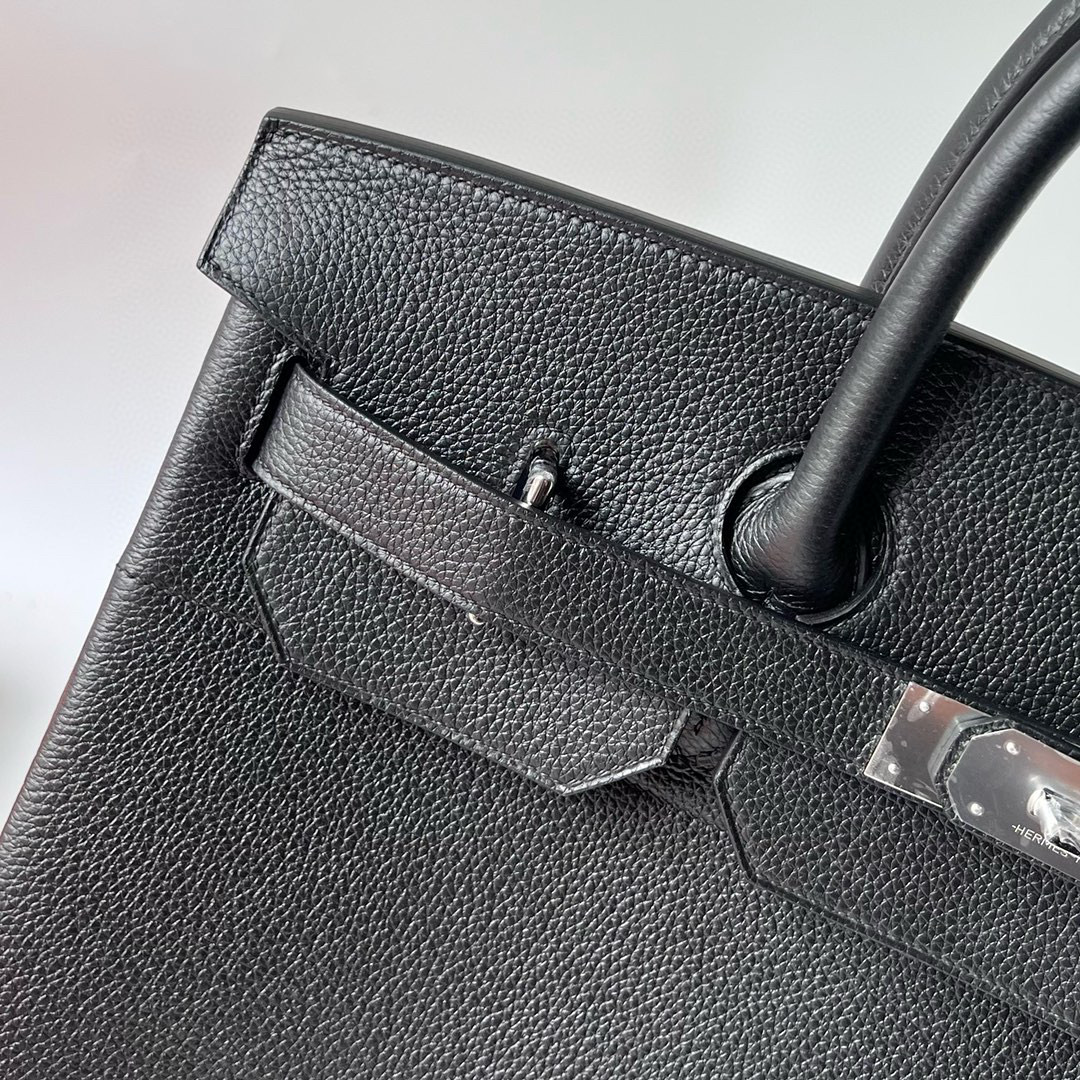 愛馬仕鉑金包圖 Hermès HAC Birkin 40 Black Noir Togo Palladium Hardware