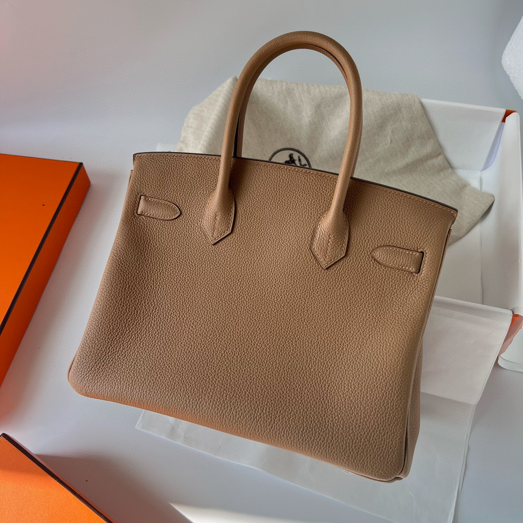 愛馬仕鉑金包是真金嗎 Hermès Birkin 30 Chai 瑪薩拉茶色 Togo Gold Hardware