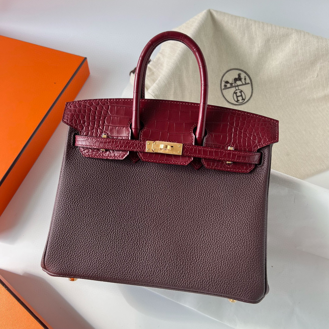 Hermès Birkin 25 Touch Togo Rouge Sellier 馬鞍紅/愛馬仕紅霧面美洲鱷魚