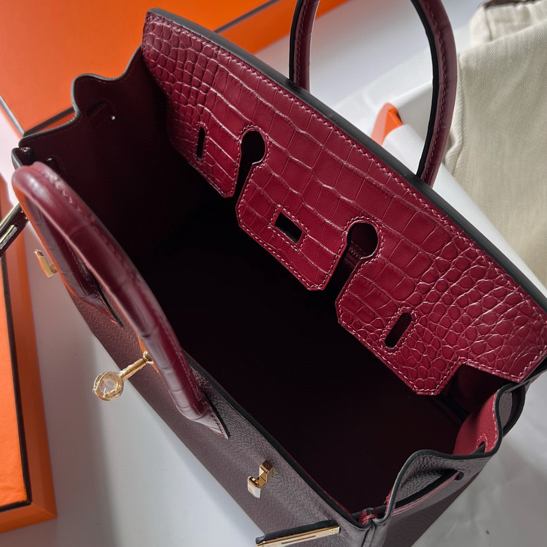 Hermès Birkin 25 Touch Togo Rouge Sellier 馬鞍紅/愛馬仕紅霧面美洲鱷魚