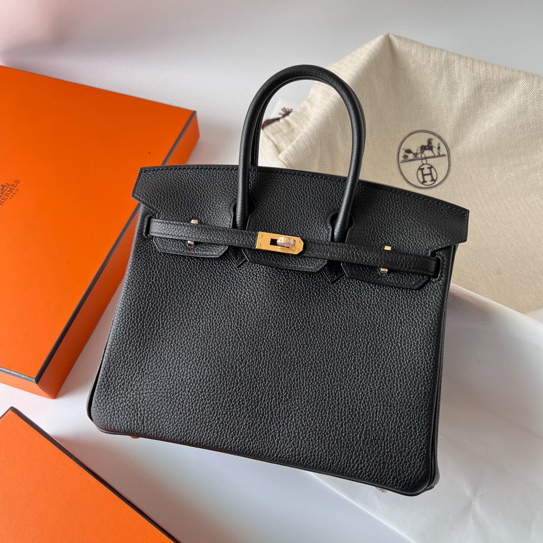 愛馬仕臺灣官方旗艦店 Hermès Birkin 25 Black Togo Gold Hardware