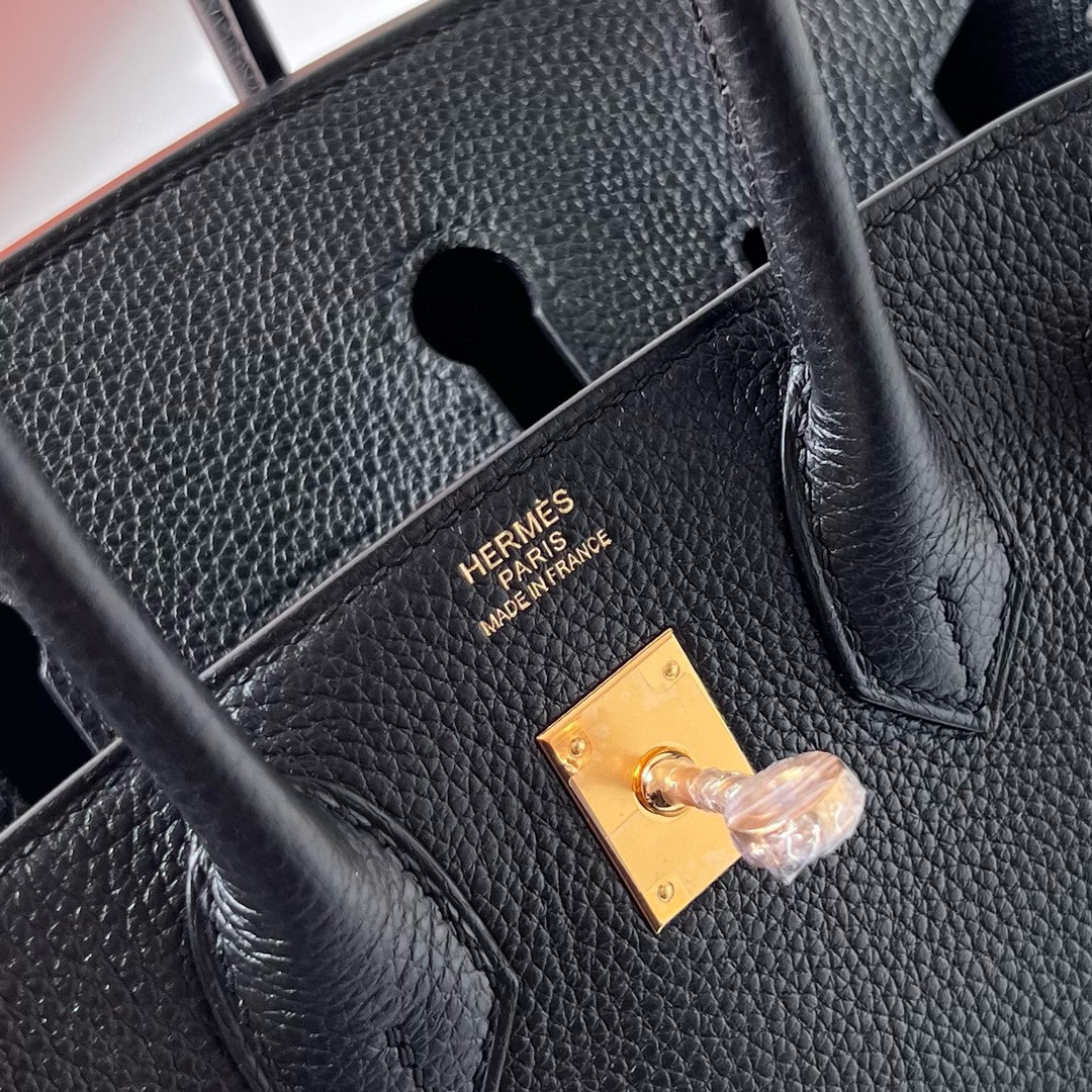 愛馬仕臺灣官方旗艦店 Hermès Birkin 25 Black Togo Gold Hardware