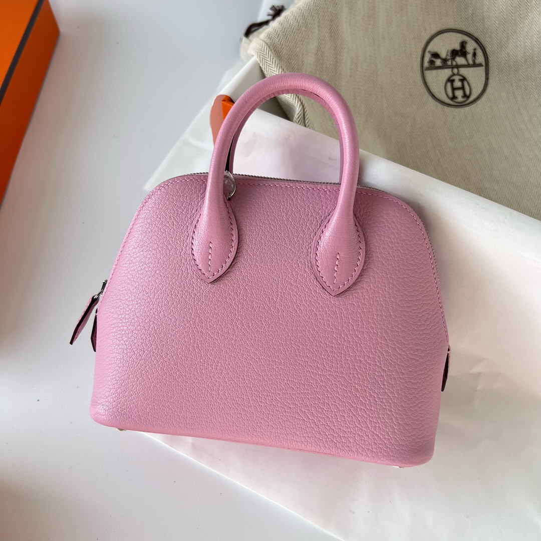 愛馬仕 Hermès Bolide 1923 Mini Chevre X9 Mauve Sylvestre 錦葵紫