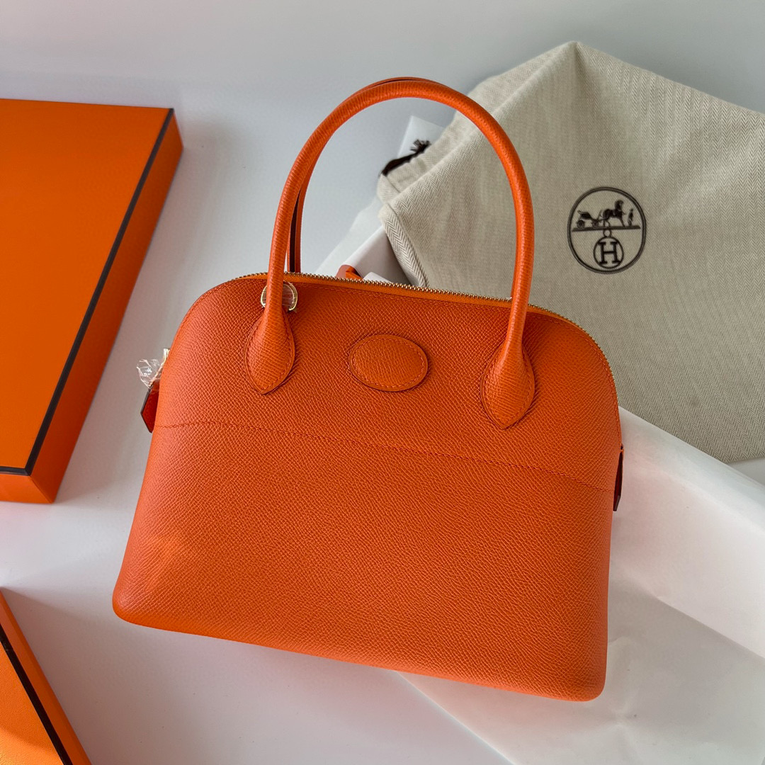 愛馬仕寶萊包真假辨別 Hermès Bolide 27 Epsom Orange Golden Hardware