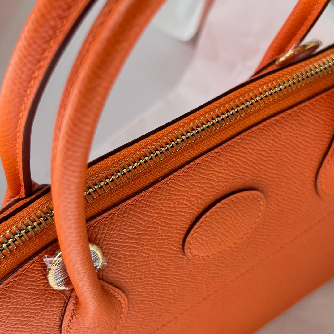 愛馬仕寶萊包真假辨別 Hermès Bolide 27 Epsom Orange Golden Hardware