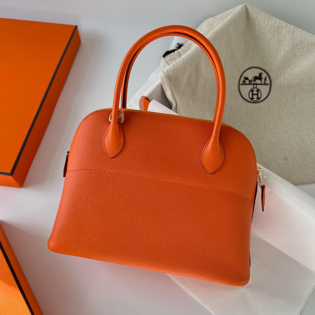 愛馬仕寶萊包真假辨別 Hermès Bolide 27 Epsom Orange Golden Hardware