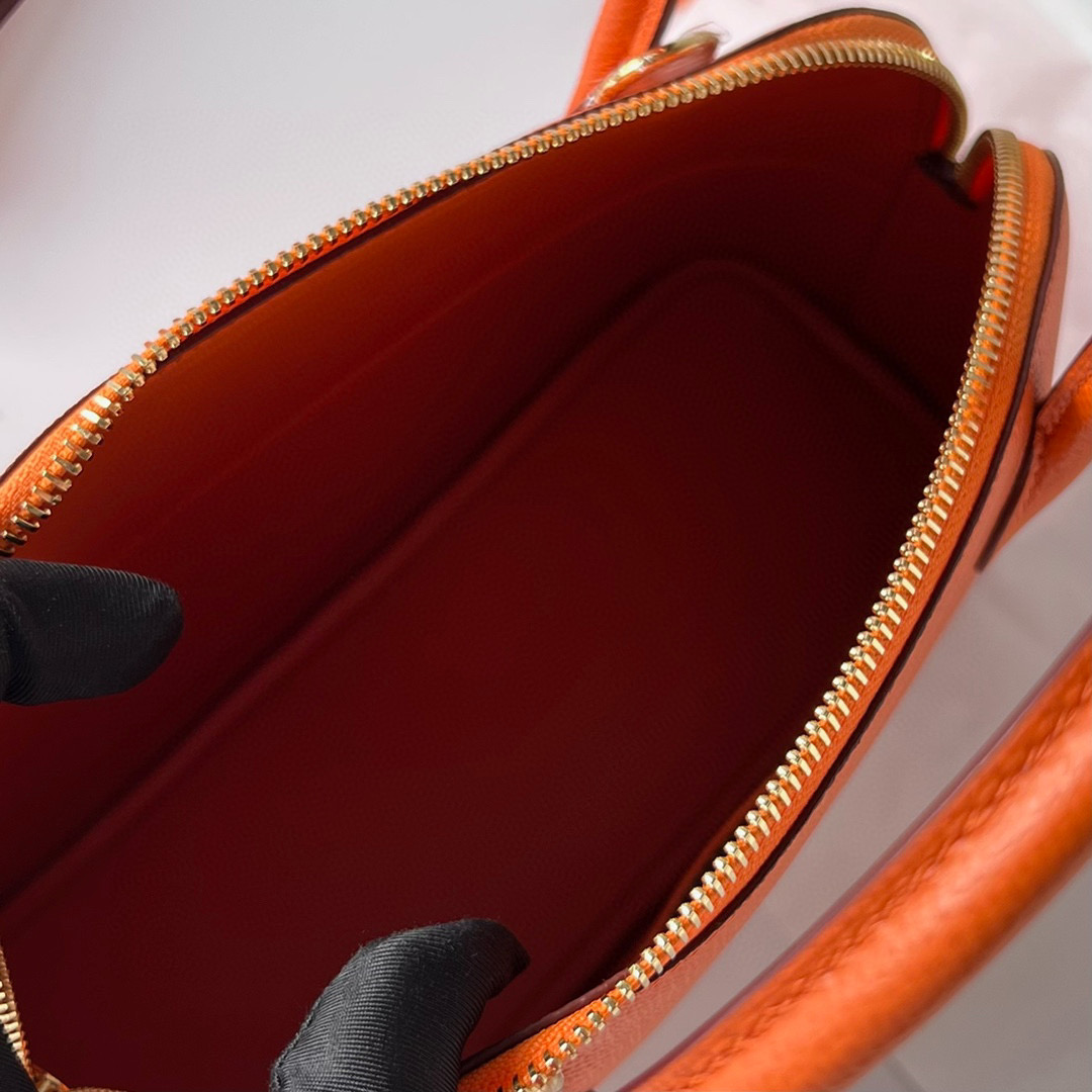 愛馬仕寶萊包真假辨別 Hermès Bolide 27 Epsom Orange Golden Hardware