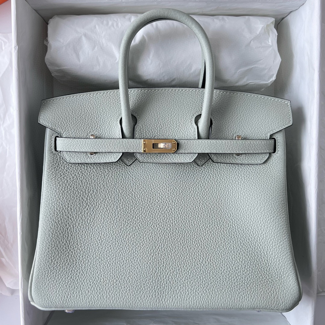 愛馬仕女包價格與圖片標誌 Hermes Birkin 25 Bag price Togo 0W Gris Neve 水晶灰