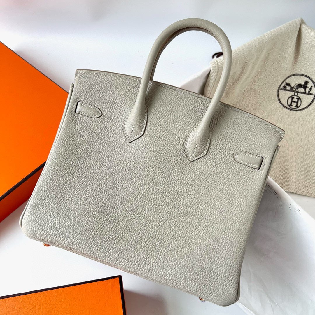 愛馬仕鉑金包為什麼那麼貴 Hermes Birkin 25 Togo Gris Perle 珍珠灰 gold hardware