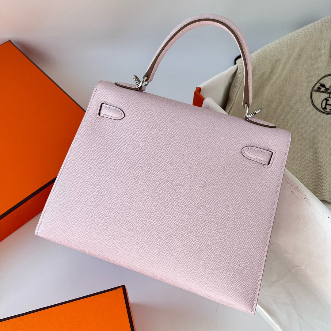 愛馬仕凱莉25最新顏色 Hermes Kelly 25 Epsom Mauve Pale 夢幻粉紫