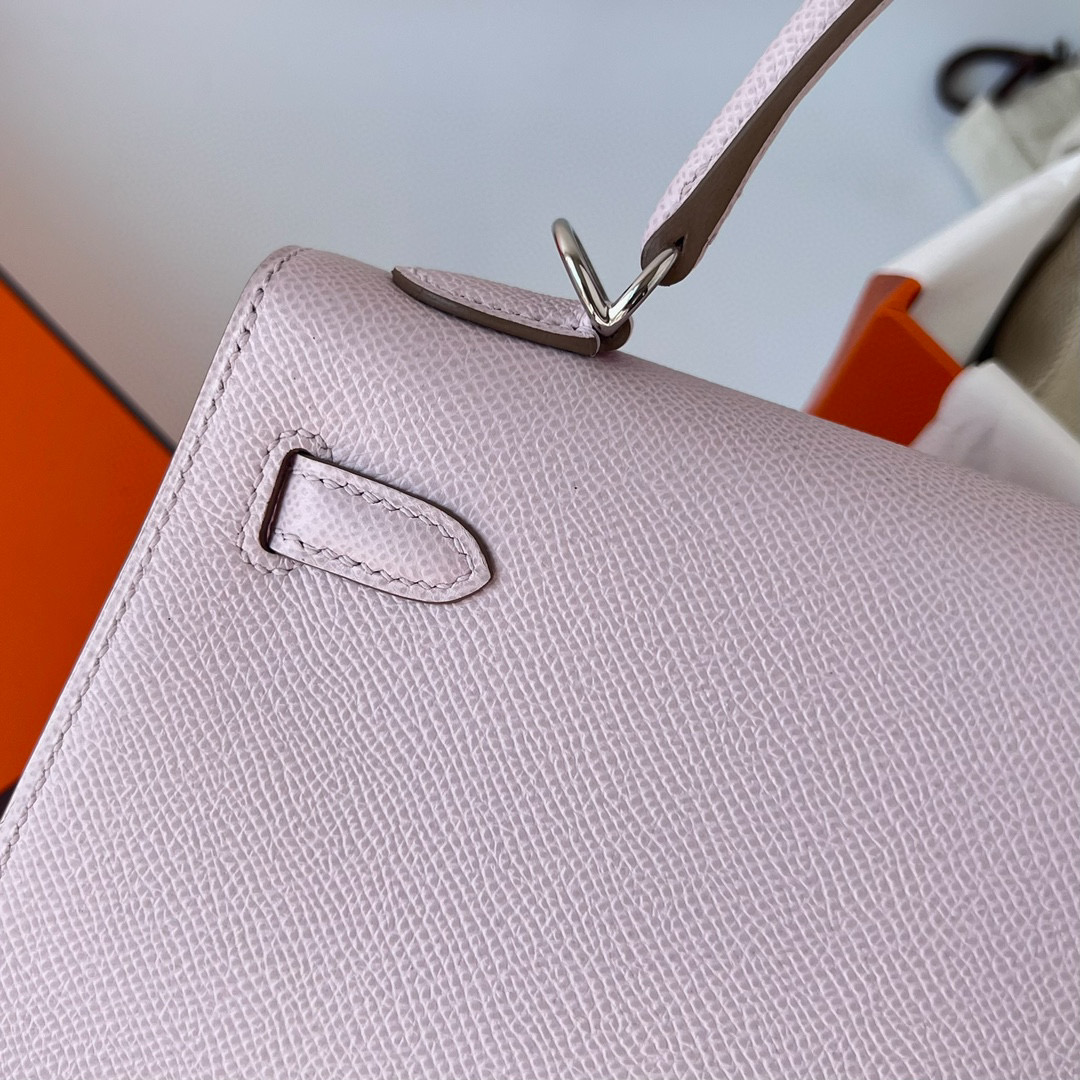 愛馬仕凱莉25最新顏色 Hermes Kelly 25 Epsom Mauve Pale 夢幻粉紫